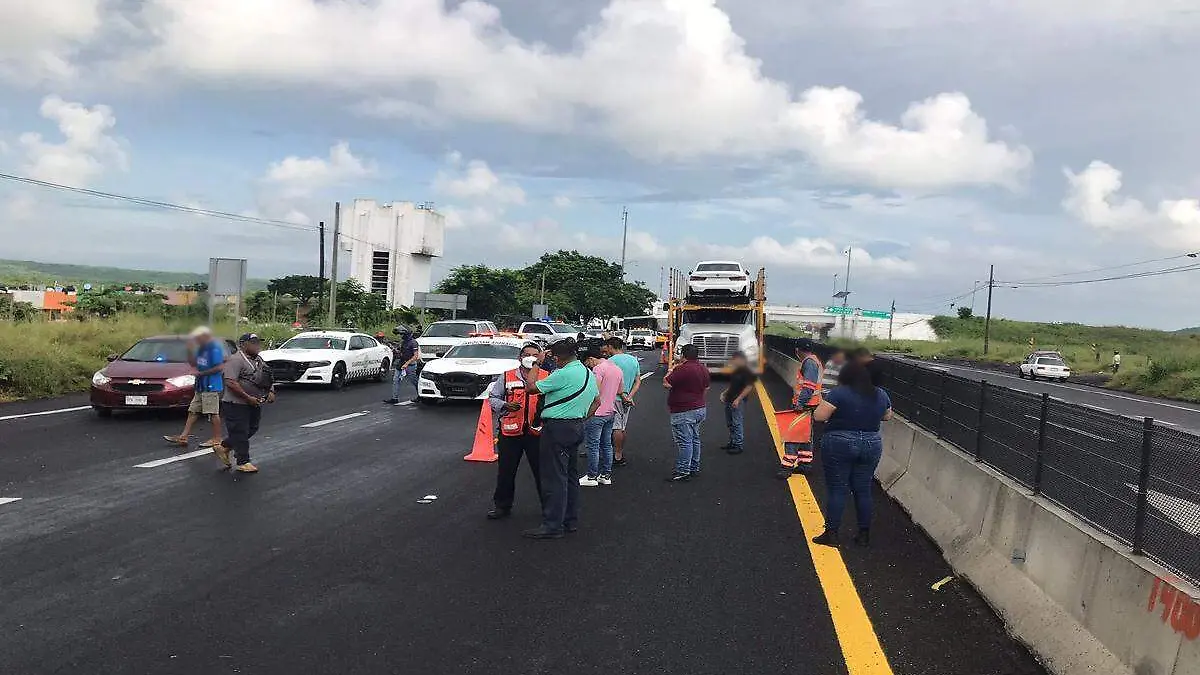 Accidente en carretera de Veracruz